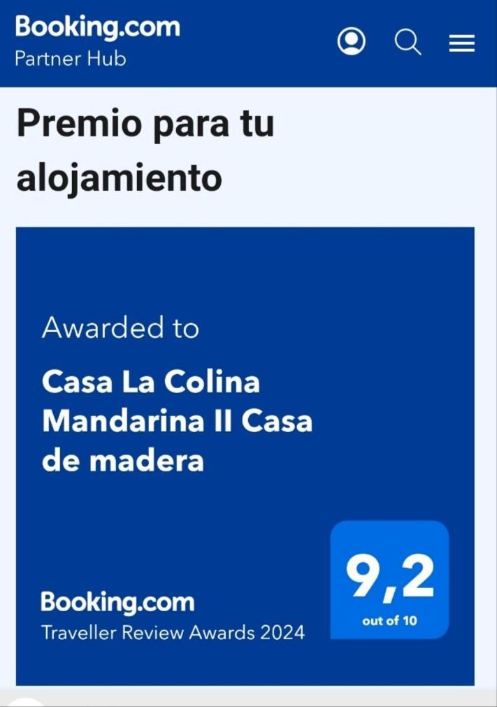 Casa La Colina Mandarina II Casa De Madera Villa Tahal Buitenkant foto